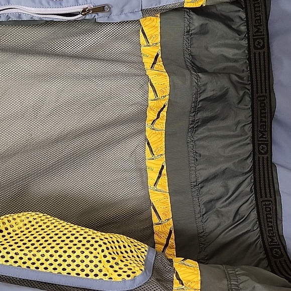 Marmot Women's Jacket  Rain Coat Outdoor Blue  Detachable Hood Size Medium - Picture 12 of 16